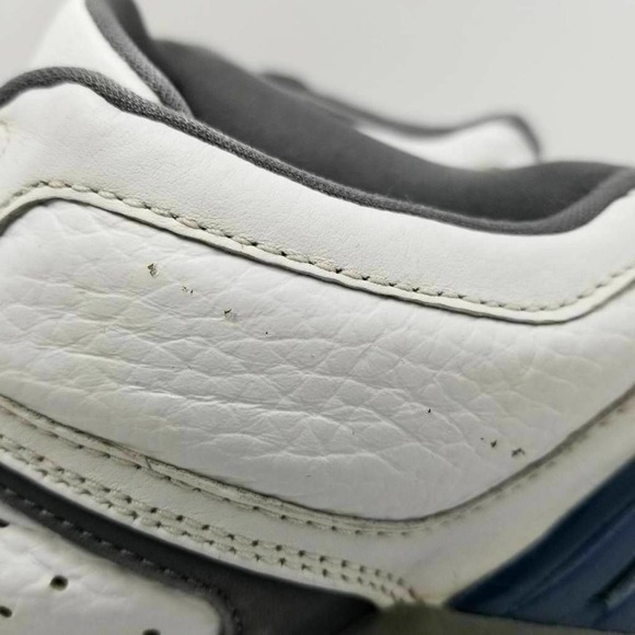 Nike Air Mens Force Operate Max 1 Sneaker White Blue 310429-144 Strap 10.5M - Picture 10 of 12